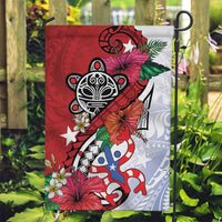 Puerto Rico Boricua Garden Flag Taino - Polynesia Tribal Mix - Wonder Print Shop