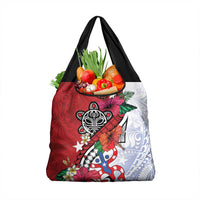 Puerto Rico Boricua Grocery Bag Taino - Polynesia Tribal Mix - Wonder Print Shop