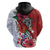 Puerto Rico Boricua Hoodie Taino - Polynesia Tribal Mix - Wonder Print Shop