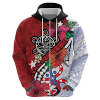 Puerto Rico Boricua Hoodie Taino - Polynesia Tribal Mix - Wonder Print Shop