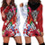 Puerto Rico Boricua Hoodie Dress Taino - Polynesia Tribal Mix - Wonder Print Shop