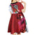 Puerto Rico Boricua Kid Short Sleeve Dress Taino - Polynesia Tribal Mix - Wonder Print Shop