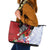Puerto Rico Boricua Leather Tote Bag Taino - Polynesia Tribal Mix - Wonder Print Shop
