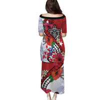 Puerto Rico Boricua Puletasi Taino - Polynesia Tribal Mix - Wonder Print Shop