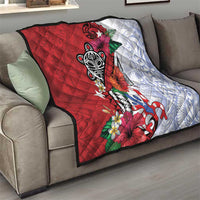 Puerto Rico Boricua Quilt Taino - Polynesia Tribal Mix - Wonder Print Shop