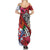 Puerto Rico Boricua Summer Maxi Dress Taino - Polynesia Tribal Mix - Wonder Print Shop