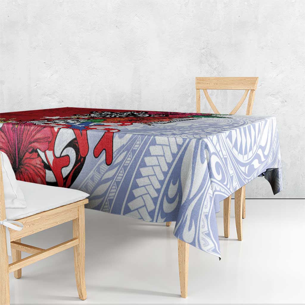 Puerto Rico Boricua Tablecloth Taino - Polynesia Tribal Mix - Wonder Print Shop