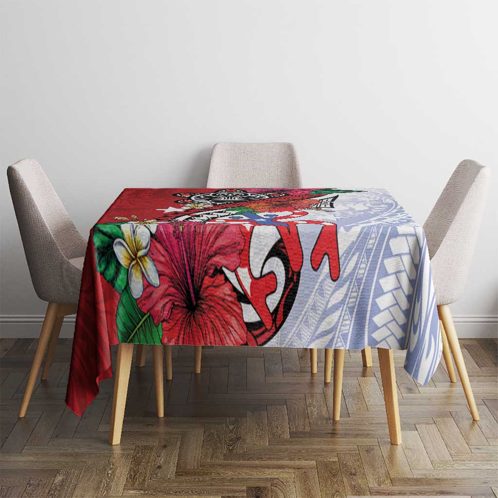 Puerto Rico Boricua Tablecloth Taino - Polynesia Tribal Mix - Wonder Print Shop