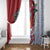 Puerto Rico Boricua Window Curtain Taino - Polynesia Tribal Mix - Wonder Print Shop
