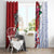 Puerto Rico Boricua Window Curtain Taino - Polynesia Tribal Mix - Wonder Print Shop