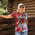 Puerto Rico Boricua Women Polo Shirt Taino - Polynesia Tribal Mix - Wonder Print Shop