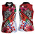 Puerto Rico Boricua Women Sleeveless Polo Shirt Taino - Polynesia Tribal Mix - Wonder Print Shop