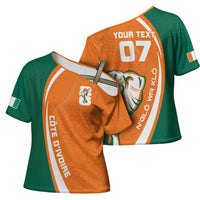 Cote d'Ivoire WC2026 Custom Cross Shoulder Shirt Making History - GO Elephants