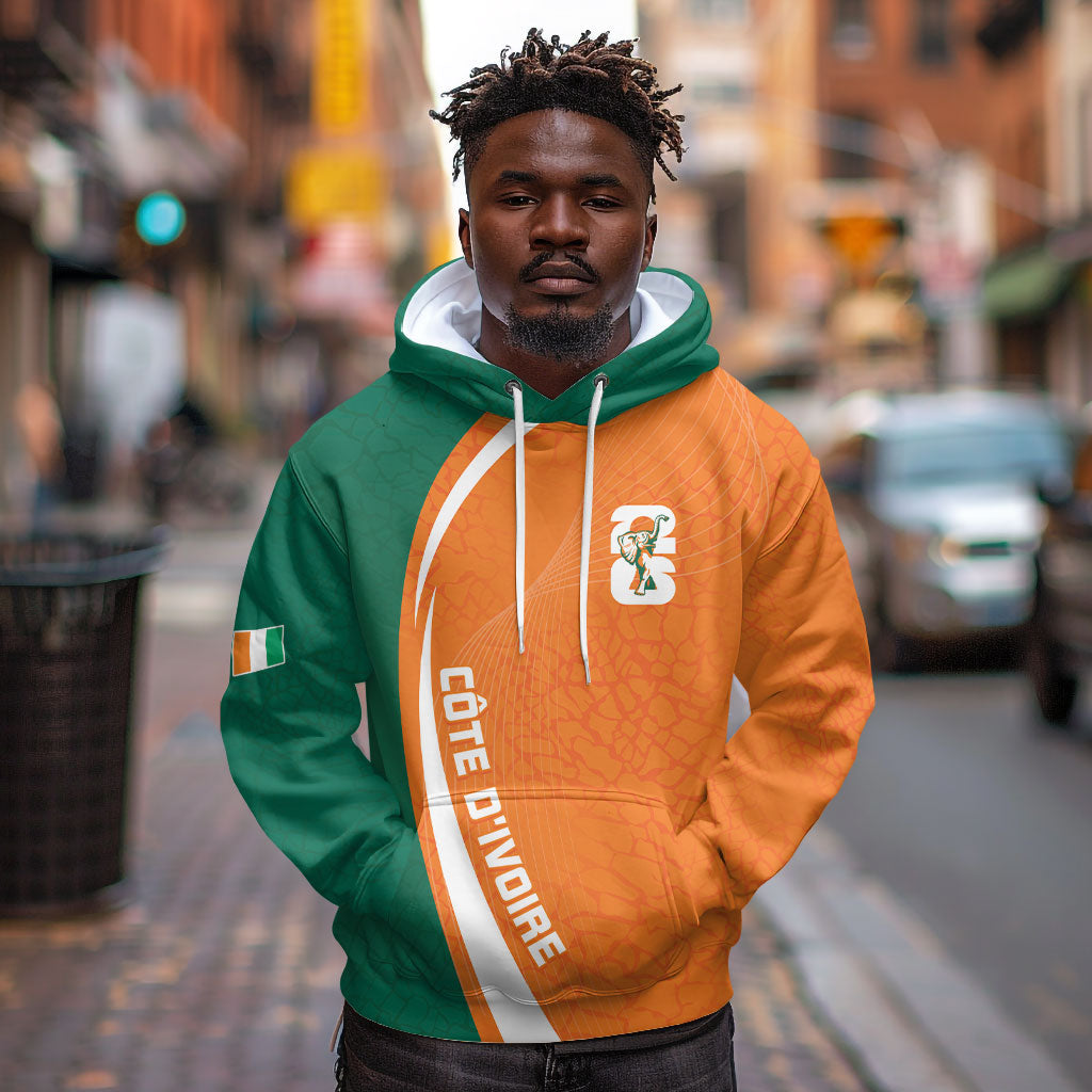 Cote d'Ivoire WC2026 Custom Hoodie Making History - GO Elephants