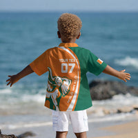 Cote d'Ivoire WC2026 Custom Kid Hawaiian Shirt Making History - GO Elephants LT7