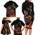 Mexico Dia de los Muertos Family Matching Long Sleeve Bodycon Dress and Hawaiian Shirt La Calavera Catrina LT7 - Wonder Print Shop