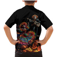 Mexico Dia de los Muertos Family Matching Mermaid Dress and Hawaiian Shirt La Calavera Catrina LT7 - Wonder Print Shop