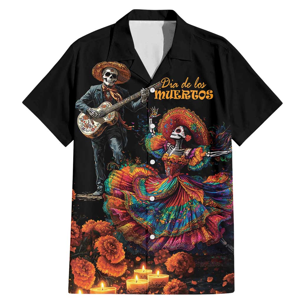 Mexico Dia de los Muertos Family Matching Mermaid Dress and Hawaiian Shirt La Calavera Catrina LT7 - Wonder Print Shop