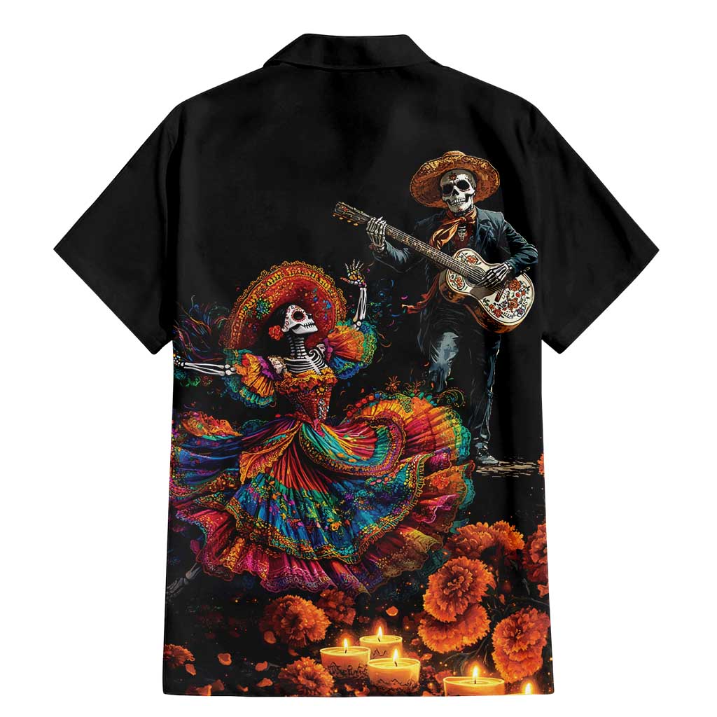 Mexico Dia de los Muertos Family Matching Mermaid Dress and Hawaiian Shirt La Calavera Catrina LT7 - Wonder Print Shop