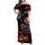 Mexico Dia de los Muertos Family Matching Off Shoulder Maxi Dress and Hawaiian Shirt La Calavera Catrina LT7 - Wonder Print Shop