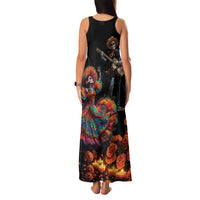 Mexico Dia de los Muertos Family Matching Tank Maxi Dress and Hawaiian Shirt La Calavera Catrina - Wonder Print Shop
