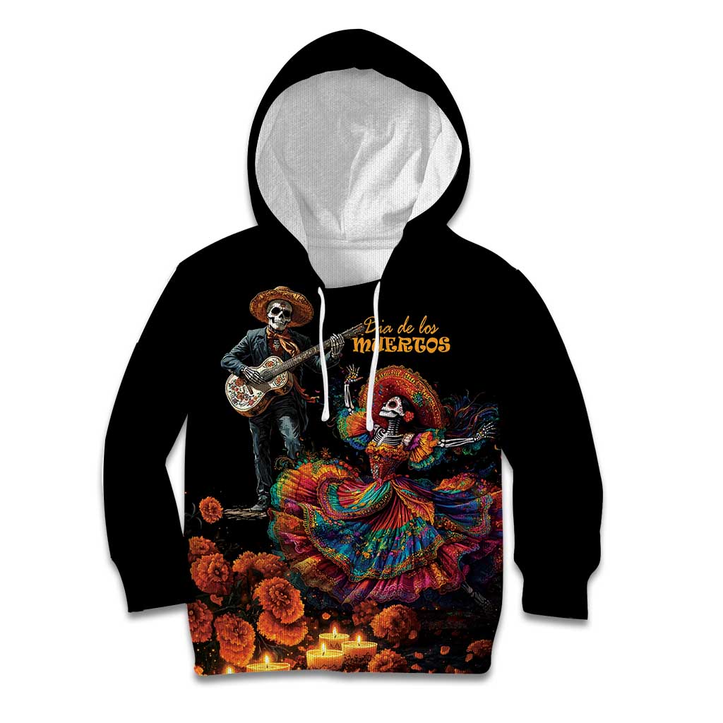 Mexico Dia de los Muertos Kid Hoodie La Calavera Catrina - Wonder Print Shop