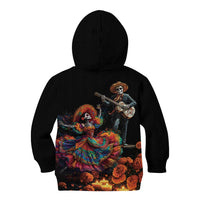 Mexico Dia de los Muertos Kid Hoodie La Calavera Catrina - Wonder Print Shop