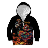 Mexico Dia de los Muertos Kid Hoodie La Calavera Catrina - Wonder Print Shop