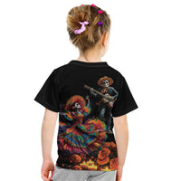 Mexico Dia de los Muertos Kid T Shirt La Calavera Catrina - Wonder Print Shop