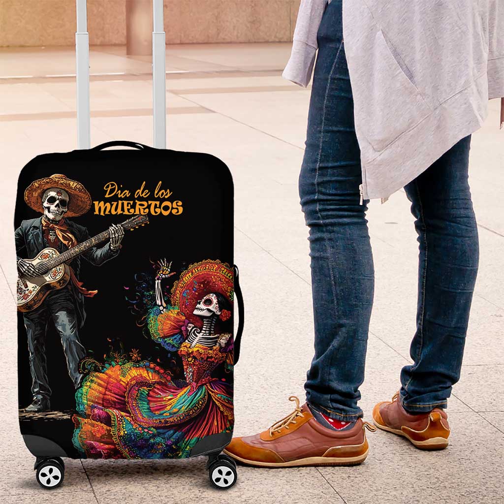 Mexico Dia de los Muertos Luggage Cover La Calavera Catrina - Wonder Print Shop