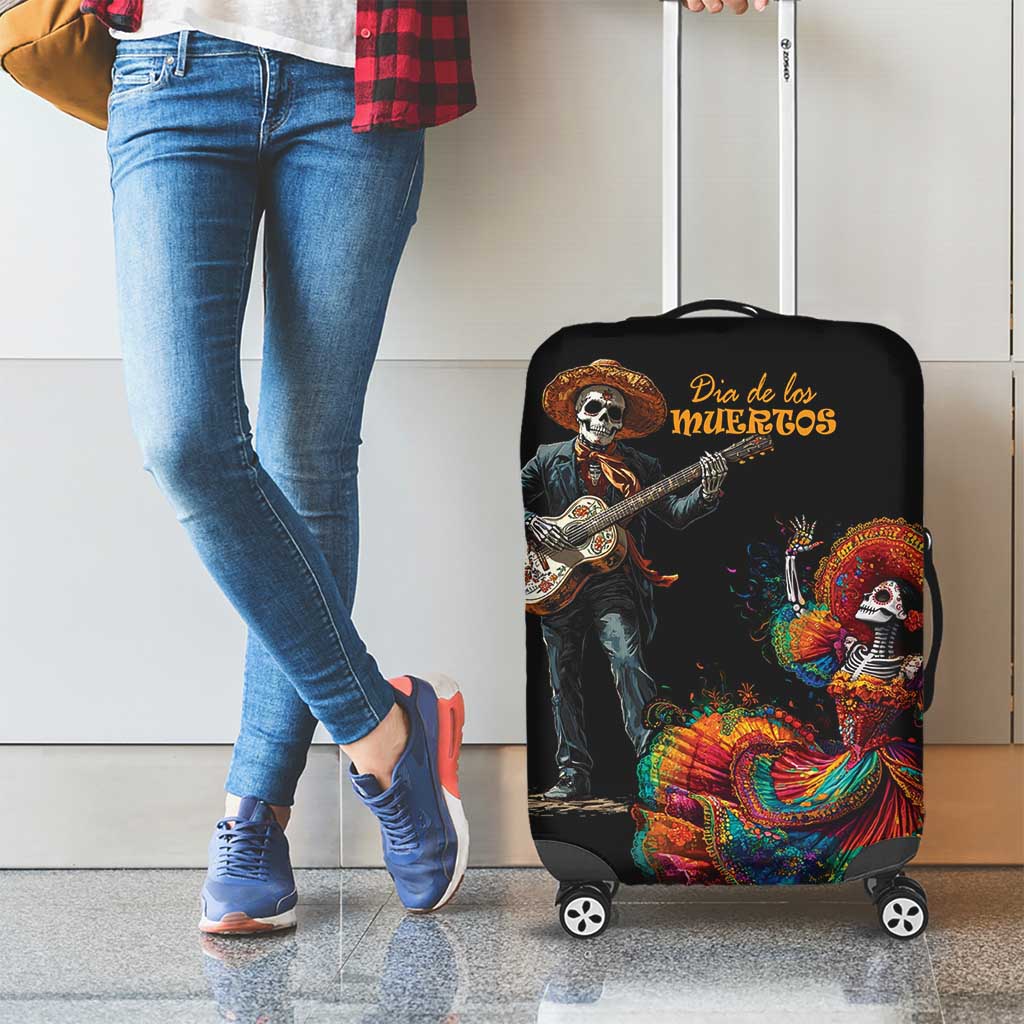 Mexico Dia de los Muertos Luggage Cover La Calavera Catrina - Wonder Print Shop