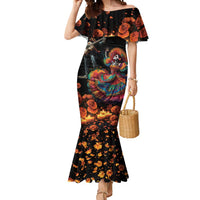 Mexico Dia de los Muertos Mermaid Dress La Calavera Catrina - Wonder Print Shop