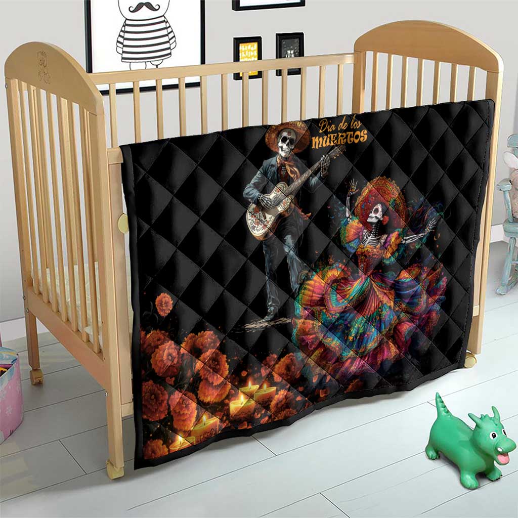Mexico Dia de los Muertos Quilt La Calavera Catrina - Wonder Print Shop