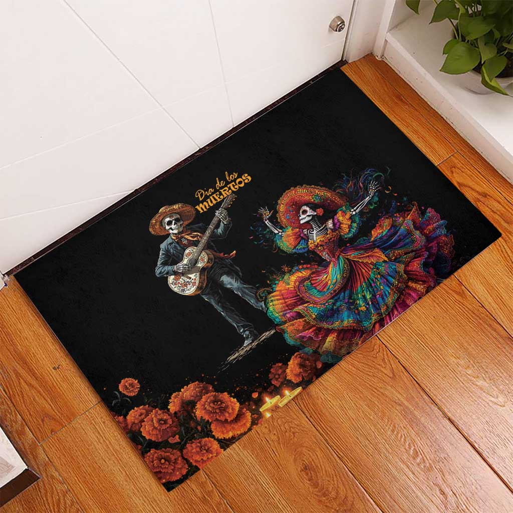 Mexico Dia de los Muertos Rubber Doormat La Calavera Catrina - Wonder Print Shop