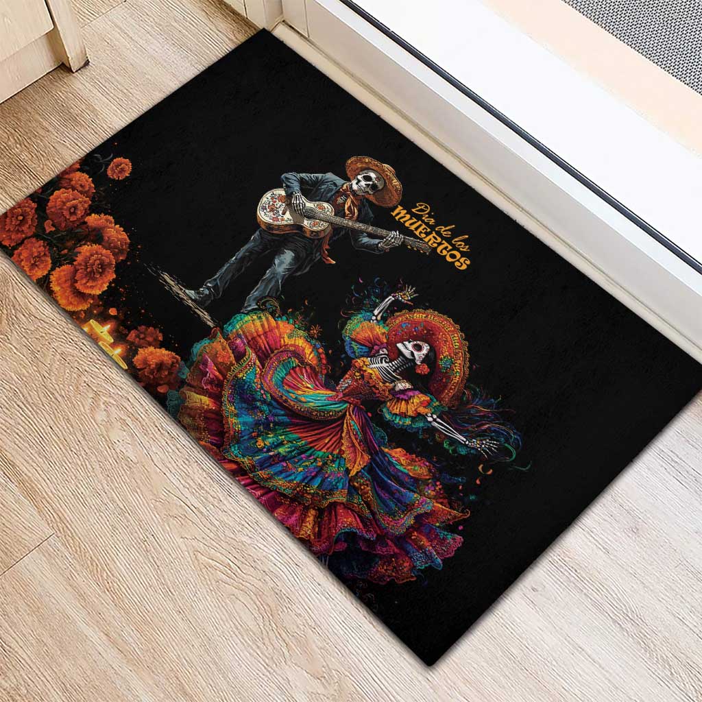 Mexico Dia de los Muertos Rubber Doormat La Calavera Catrina - Wonder Print Shop