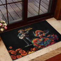 Mexico Dia de los Muertos Rubber Doormat La Calavera Catrina - Wonder Print Shop