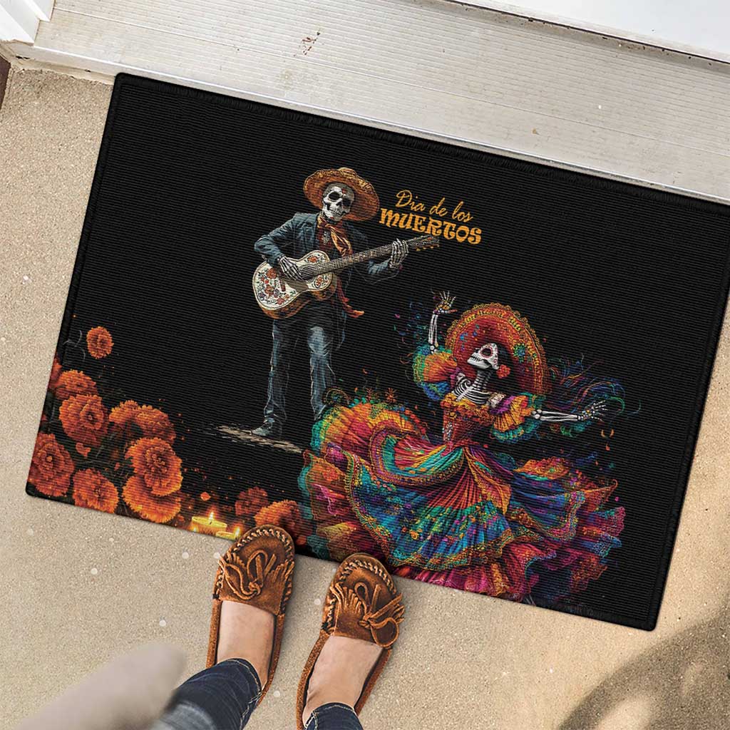 Mexico Dia de los Muertos Rubber Doormat La Calavera Catrina - Wonder Print Shop