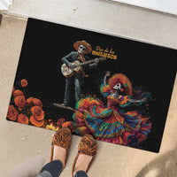 Mexico Dia de los Muertos Rubber Doormat La Calavera Catrina - Wonder Print Shop