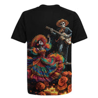 Mexico Dia de los Muertos Rugby Jersey La Calavera Catrina - Wonder Print Shop