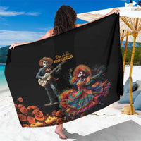 Mexico Dia de los Muertos Sarong La Calavera Catrina - Wonder Print Shop