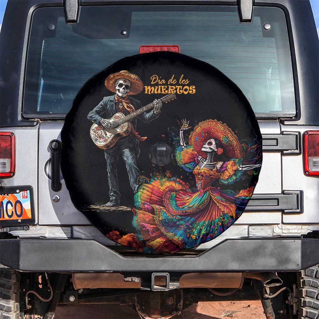 Mexico Dia de los Muertos Spare Tire Cover La Calavera Catrina - Wonder Print Shop