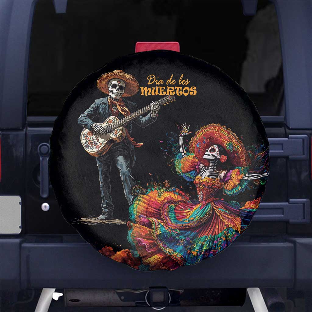 Mexico Dia de los Muertos Spare Tire Cover La Calavera Catrina - Wonder Print Shop