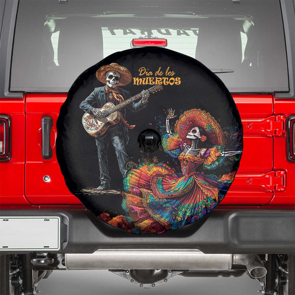 Mexico Dia de los Muertos Spare Tire Cover La Calavera Catrina - Wonder Print Shop