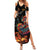 Mexico Dia de los Muertos Summer Maxi Dress La Calavera Catrina - Wonder Print Shop