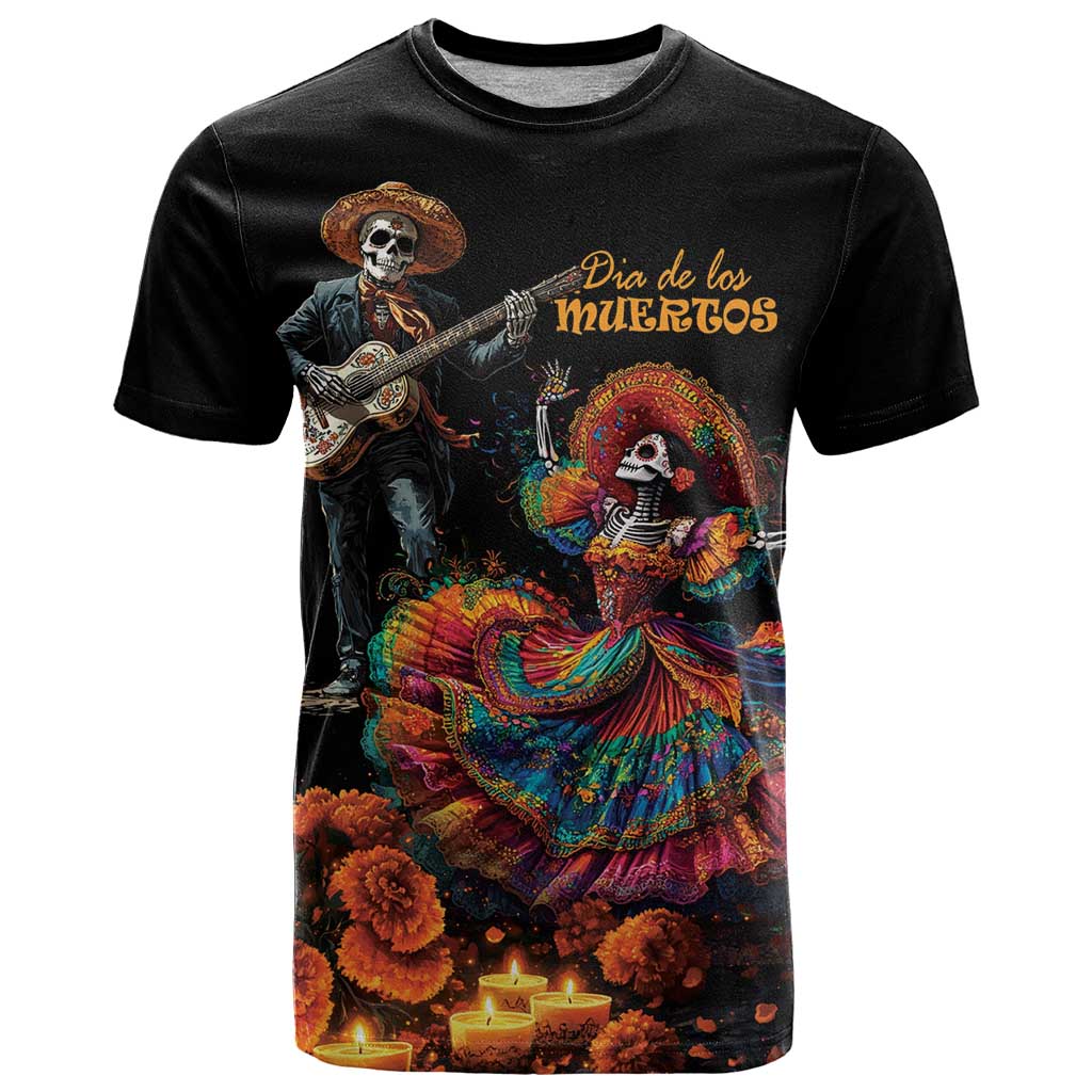 Mexico Dia de los Muertos T Shirt La Calavera Catrina - Wonder Print Shop