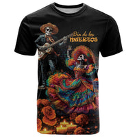 Mexico Dia de los Muertos T Shirt La Calavera Catrina - Wonder Print Shop