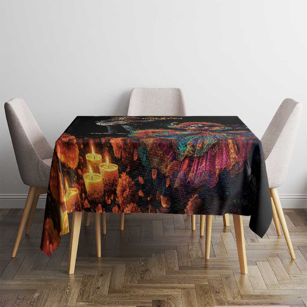 Mexico Dia de los Muertos Tablecloth La Calavera Catrina - Wonder Print Shop