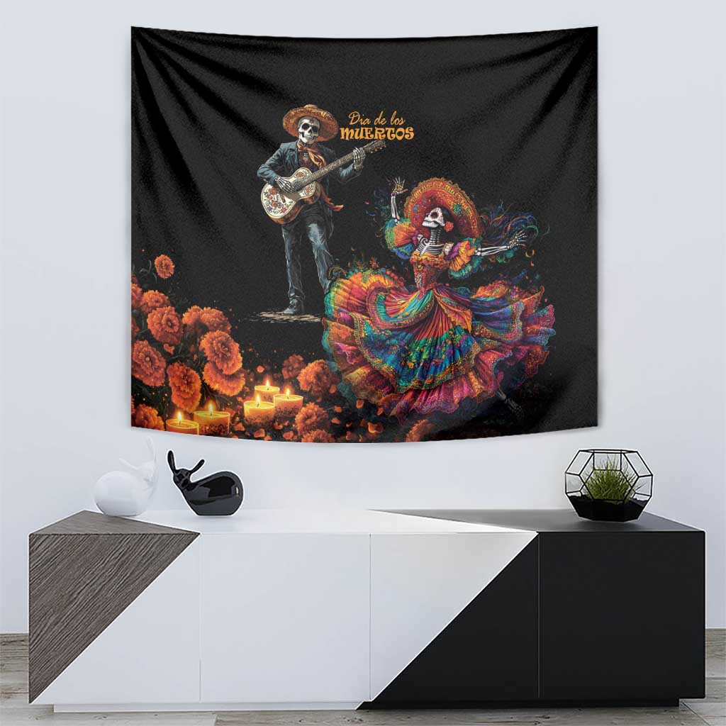 Mexico Dia de los Muertos Tapestry La Calavera Catrina - Wonder Print Shop