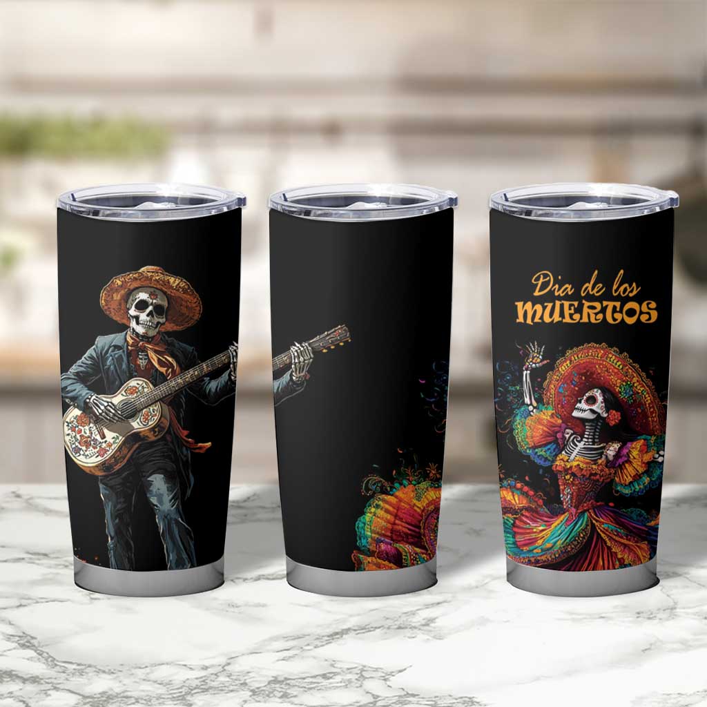Mexico Dia de los Muertos Tumbler Cup La Calavera Catrina - Wonder Print Shop