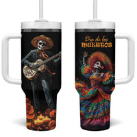 Mexico Dia de los Muertos Tumbler With Handle La Calavera Catrina - Wonder Print Shop